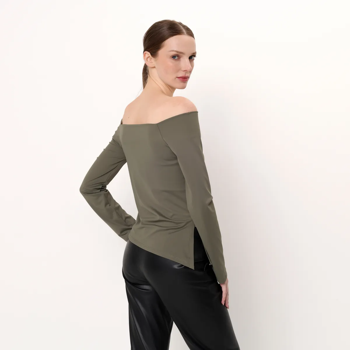 BASEMENT - Top esqueleto Mujer Manga larga Basement