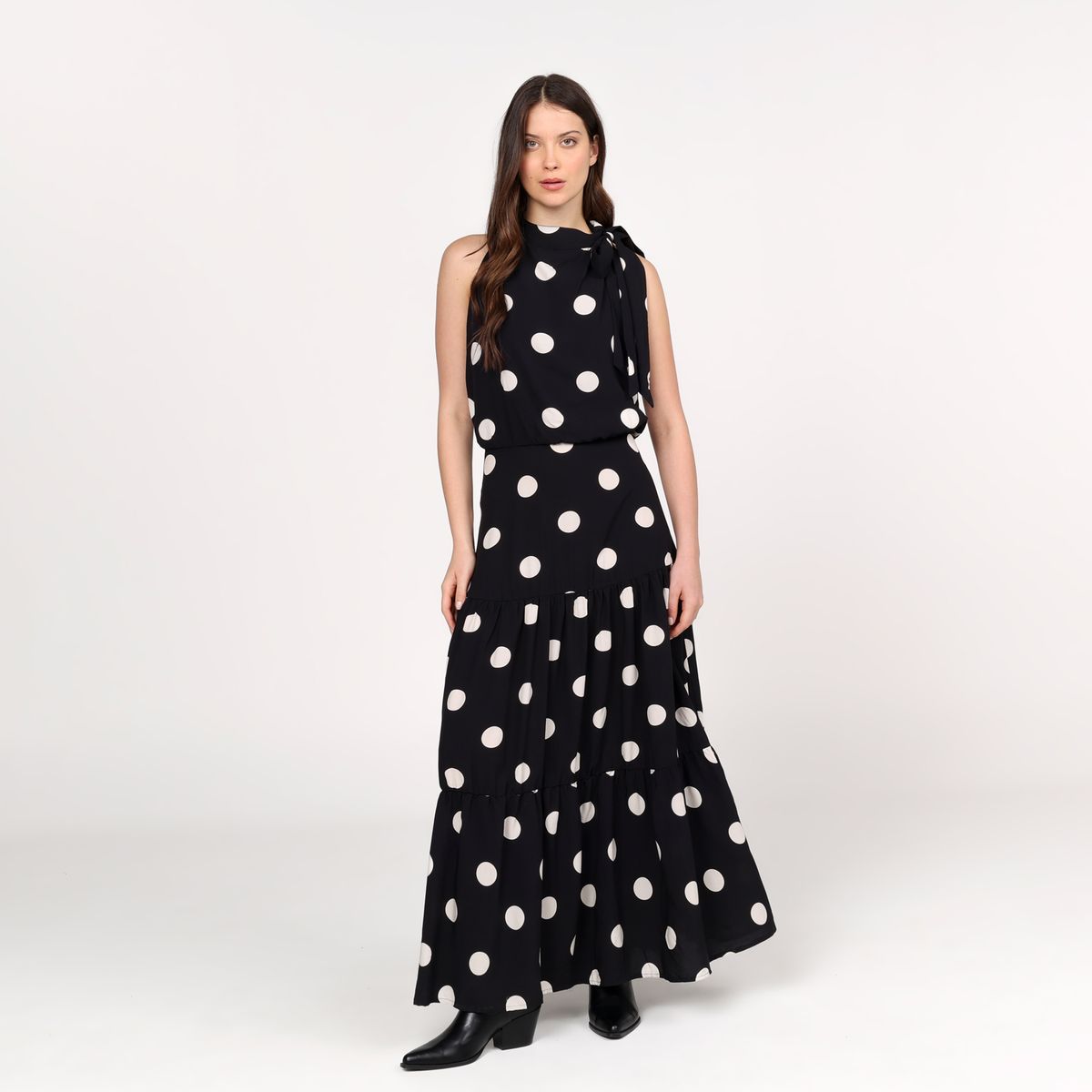 BASEMENT - Vestido Mujer Largo  Casual Basement