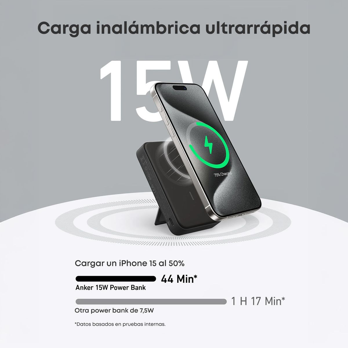 ANKER - Bateria magnetica Power Bank MagGo 10.000 mAh Anker