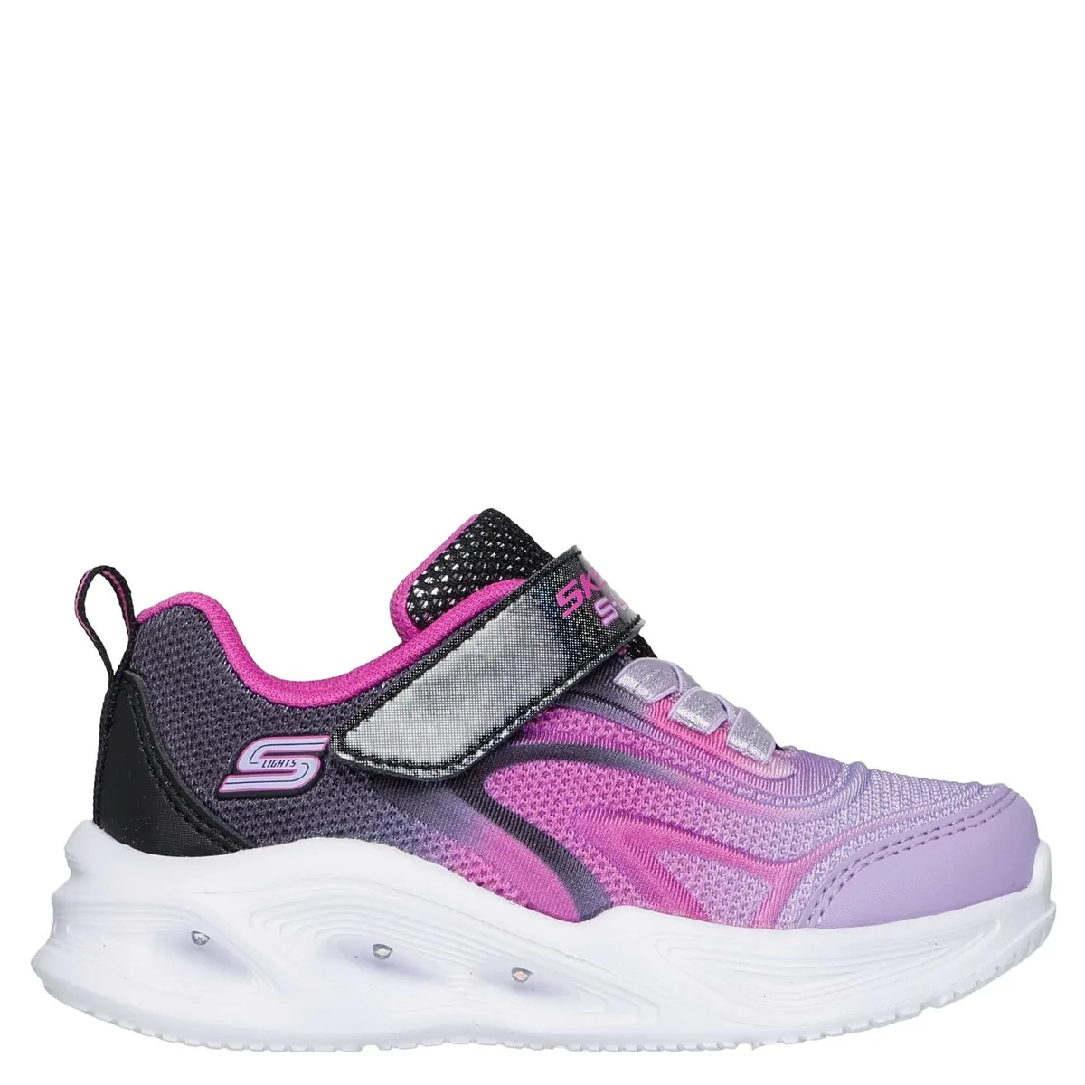 SKECHERS - Tenis moda Skechers Lights Sola Glow Niña con Velcro