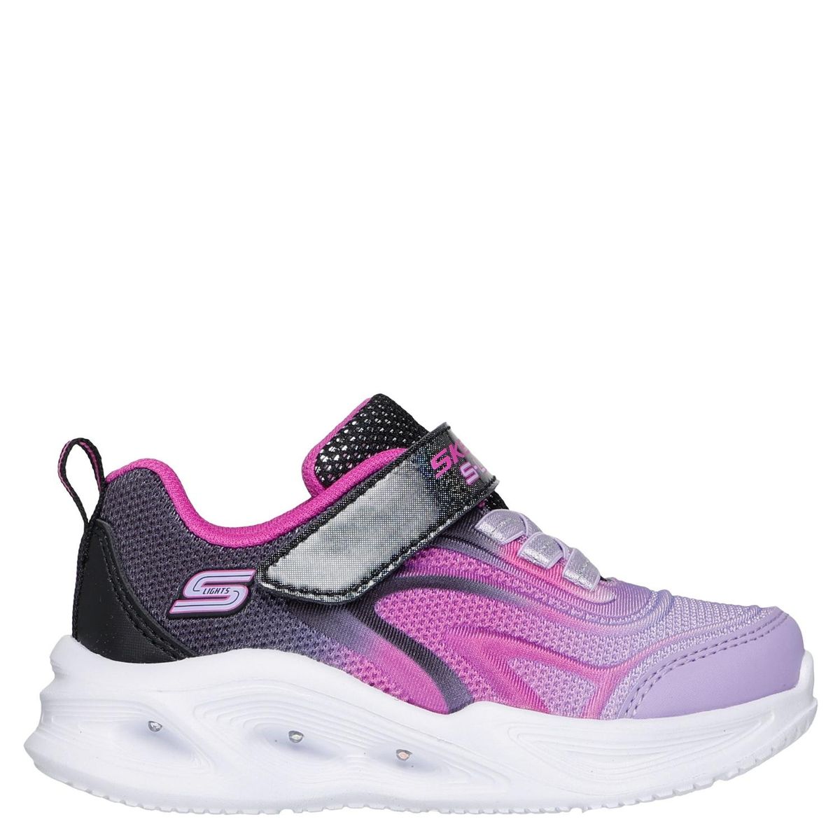 SKECHERS - Tenis moda Skechers Lights Sola Glow Niña con Velcro