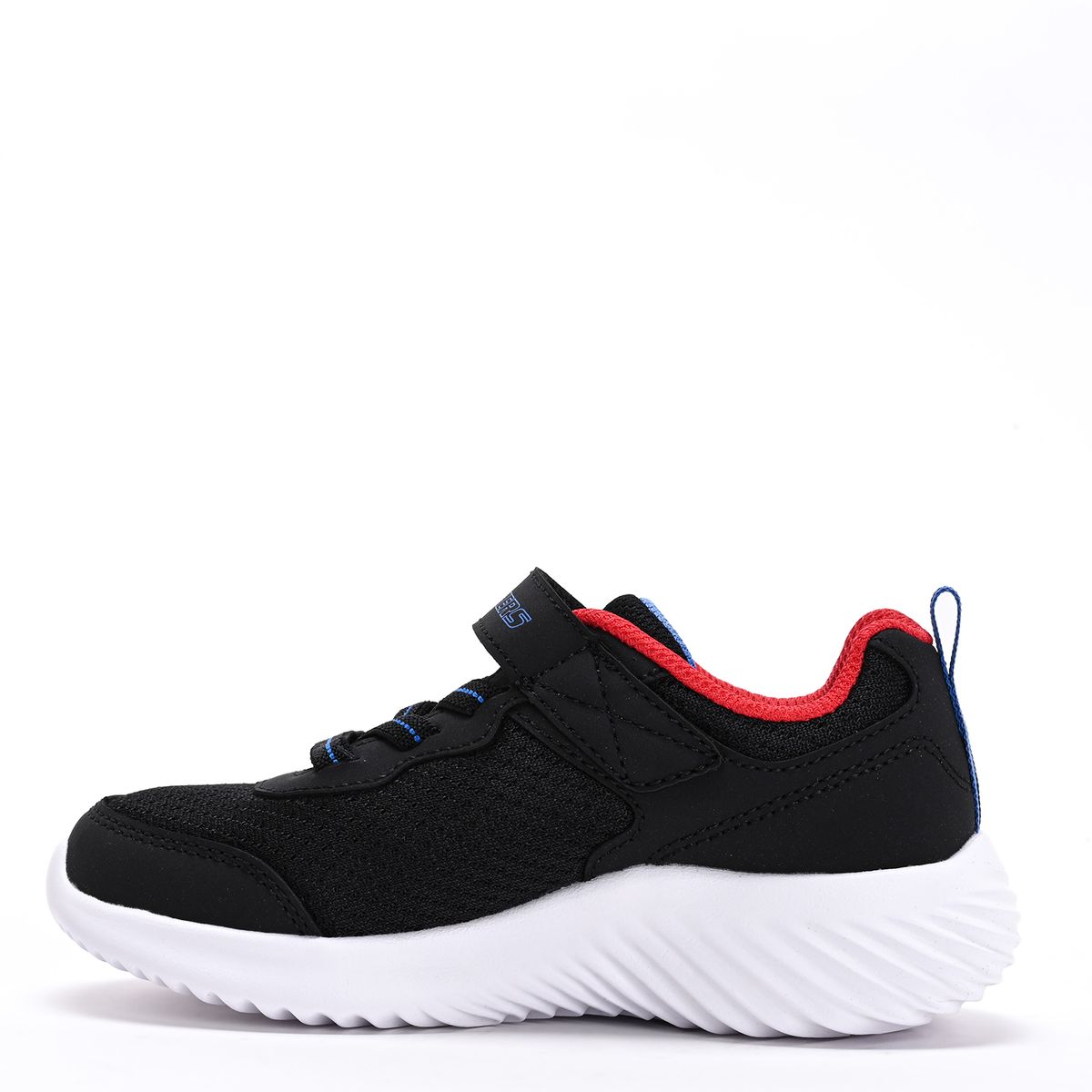 SKECHERS - Tenis moda Skechers Bounder Techrox Niño con Velcro Negros