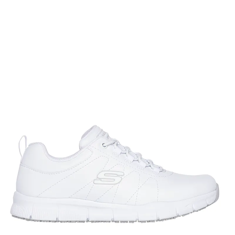 SKECHERS - Tenis Skechers Moda Nampa Beja Mujer Blancos