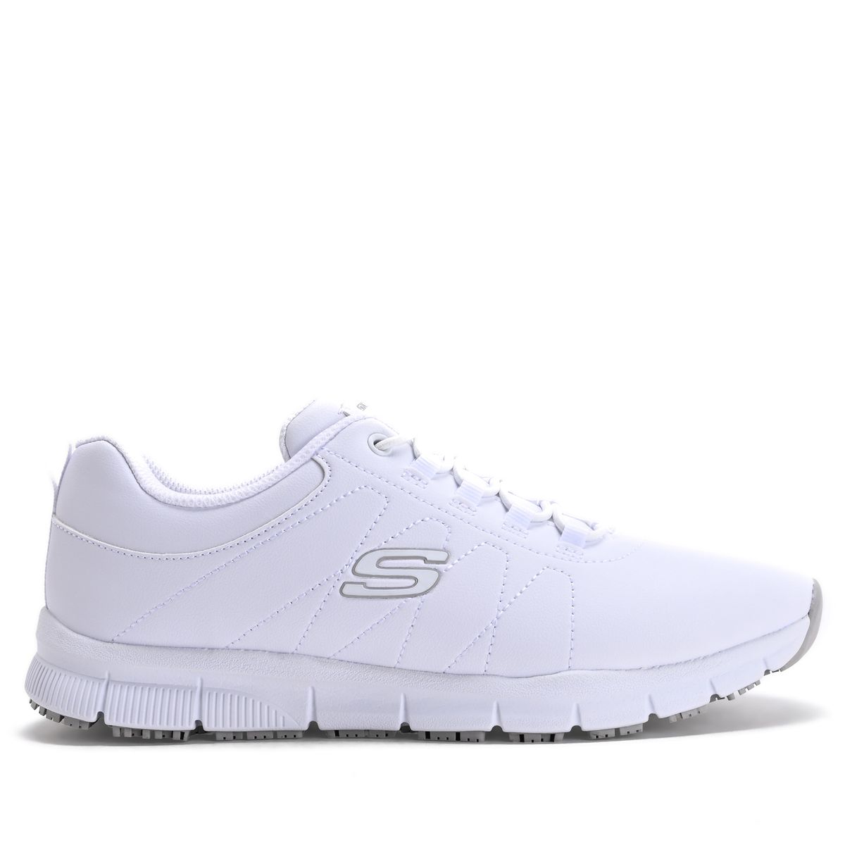 SKECHERS - Tenis Skechers Moda Nampa Beja Mujer Blancos
