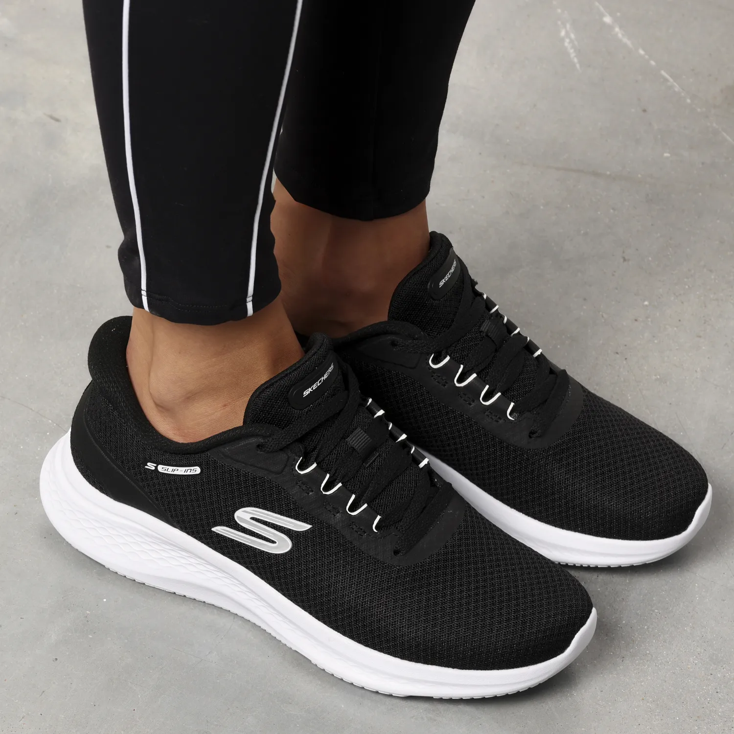Tenis Skechers Slip Ins Moda Lite Pro 2.0 Steady R Mujer Negros