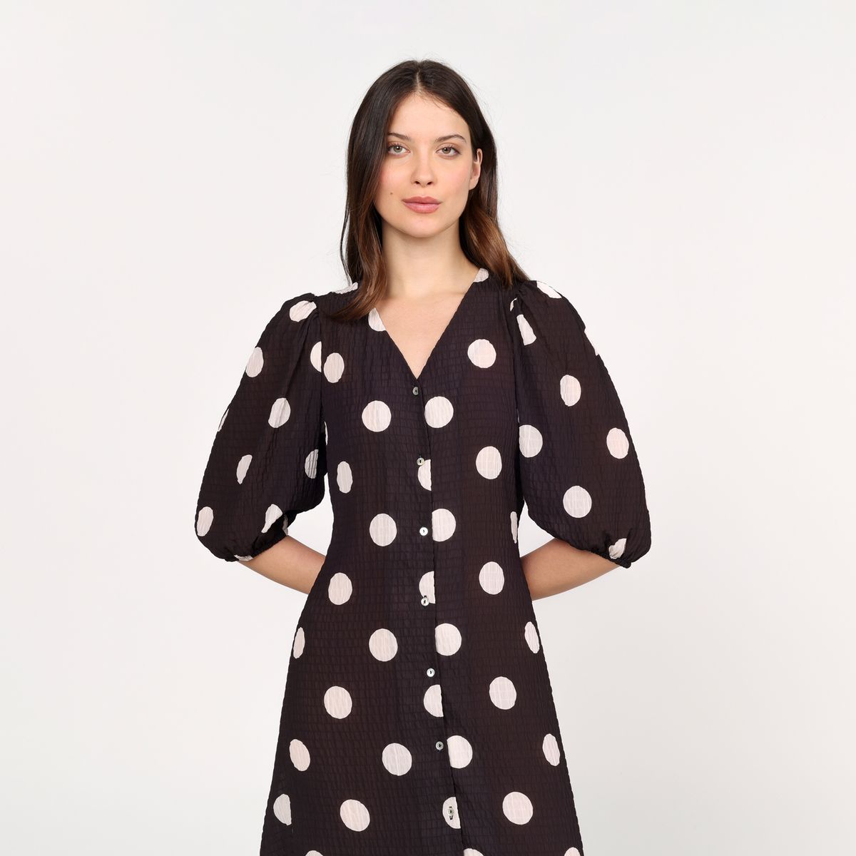 BASEMENT - Vestido Mujer Largo  Casual Basement