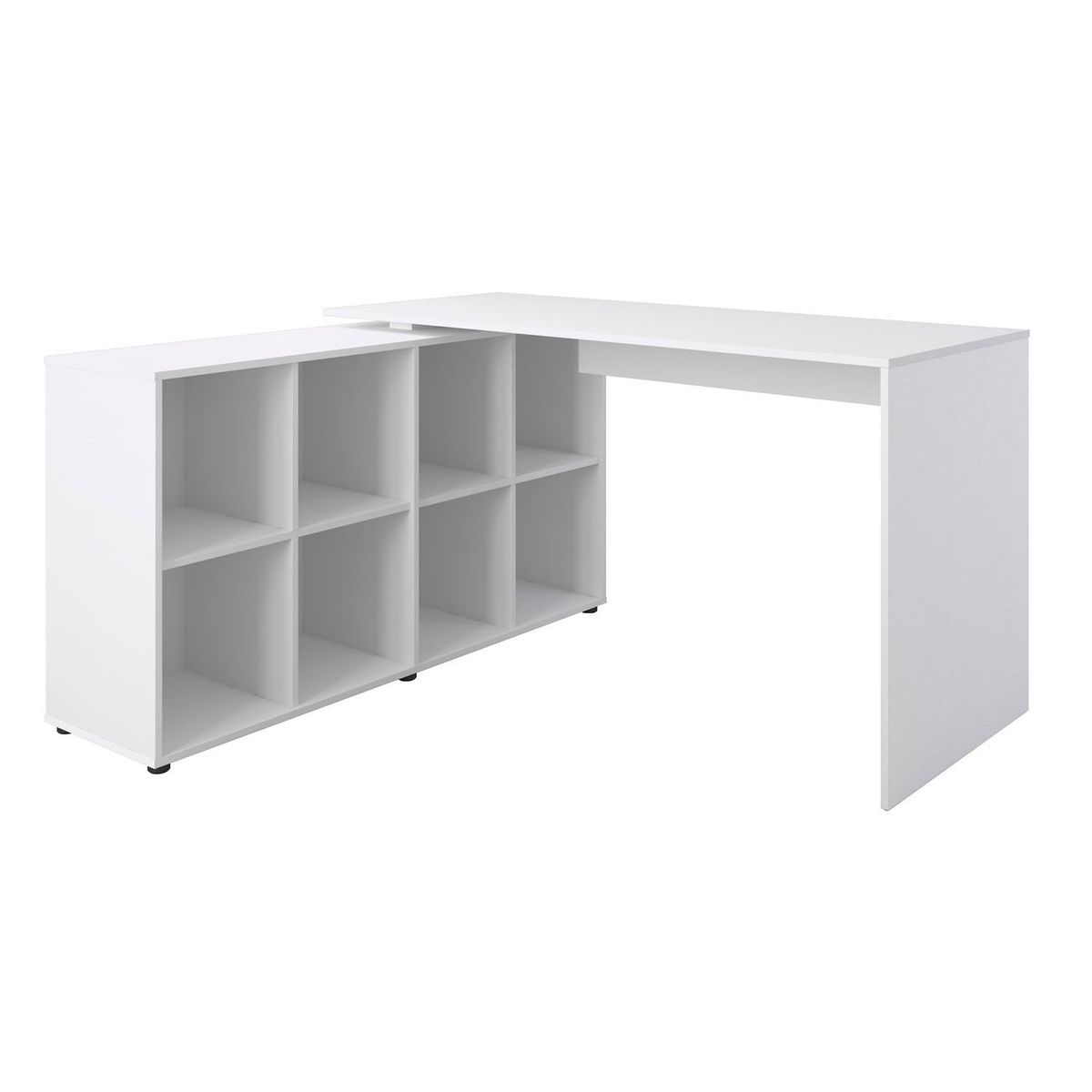 BERTOLINI - Escritorio Moderno Nero 140 x 75 x 130 cm Bertolini