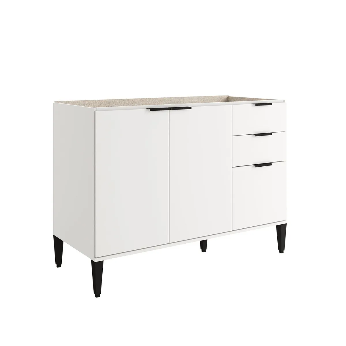 BERTOLINI - Mueble inferior de cocina 120 cm en MDP sin mesón