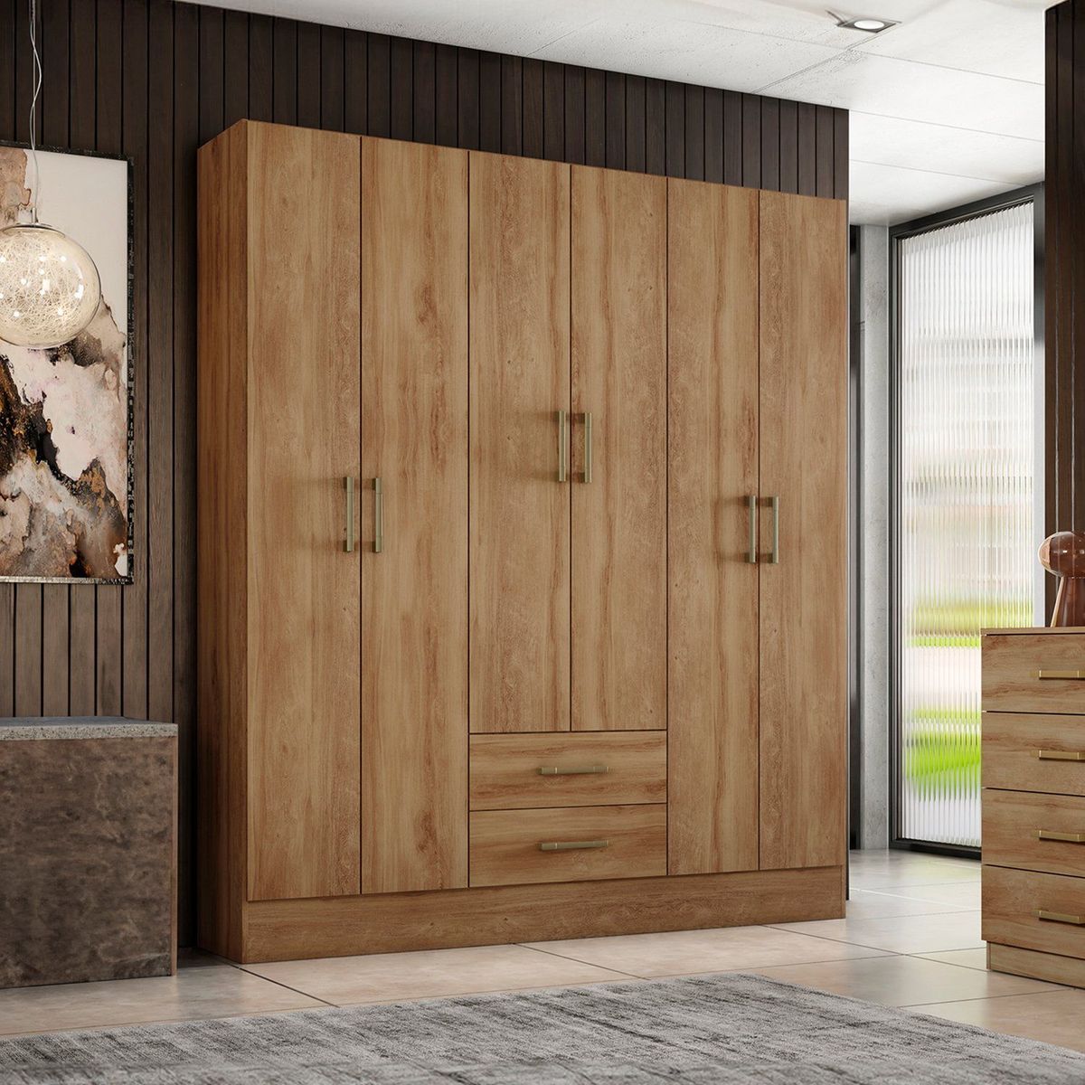 BERTOLINI - Clóset 150 6 Puertas