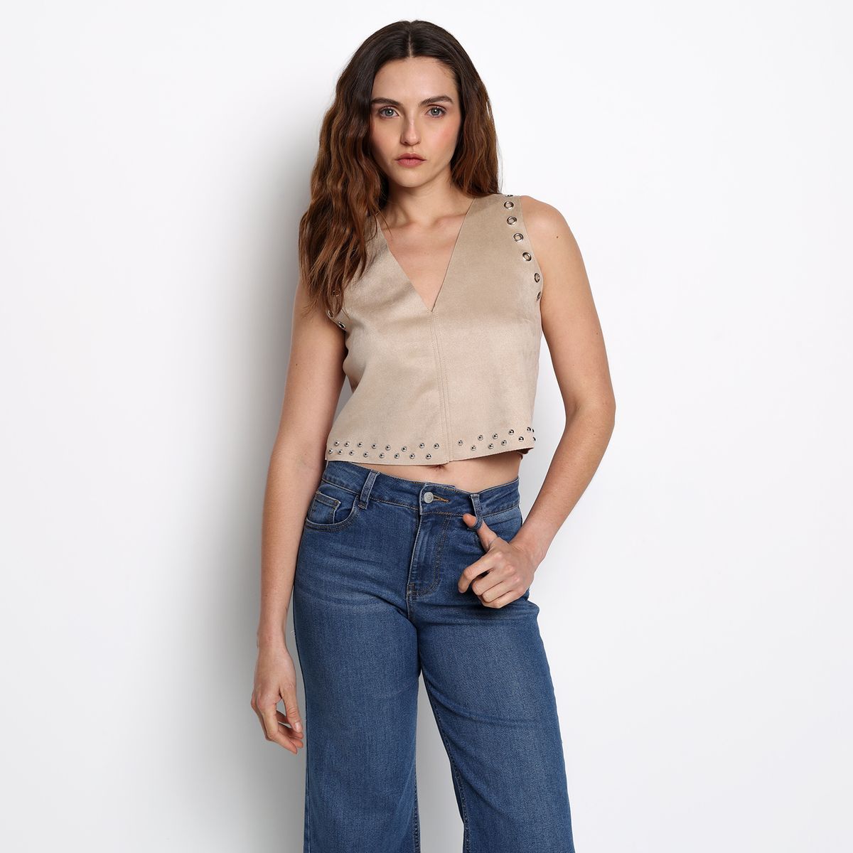 DENIMLAB - Top Mujer Sin mangas Denimlab
