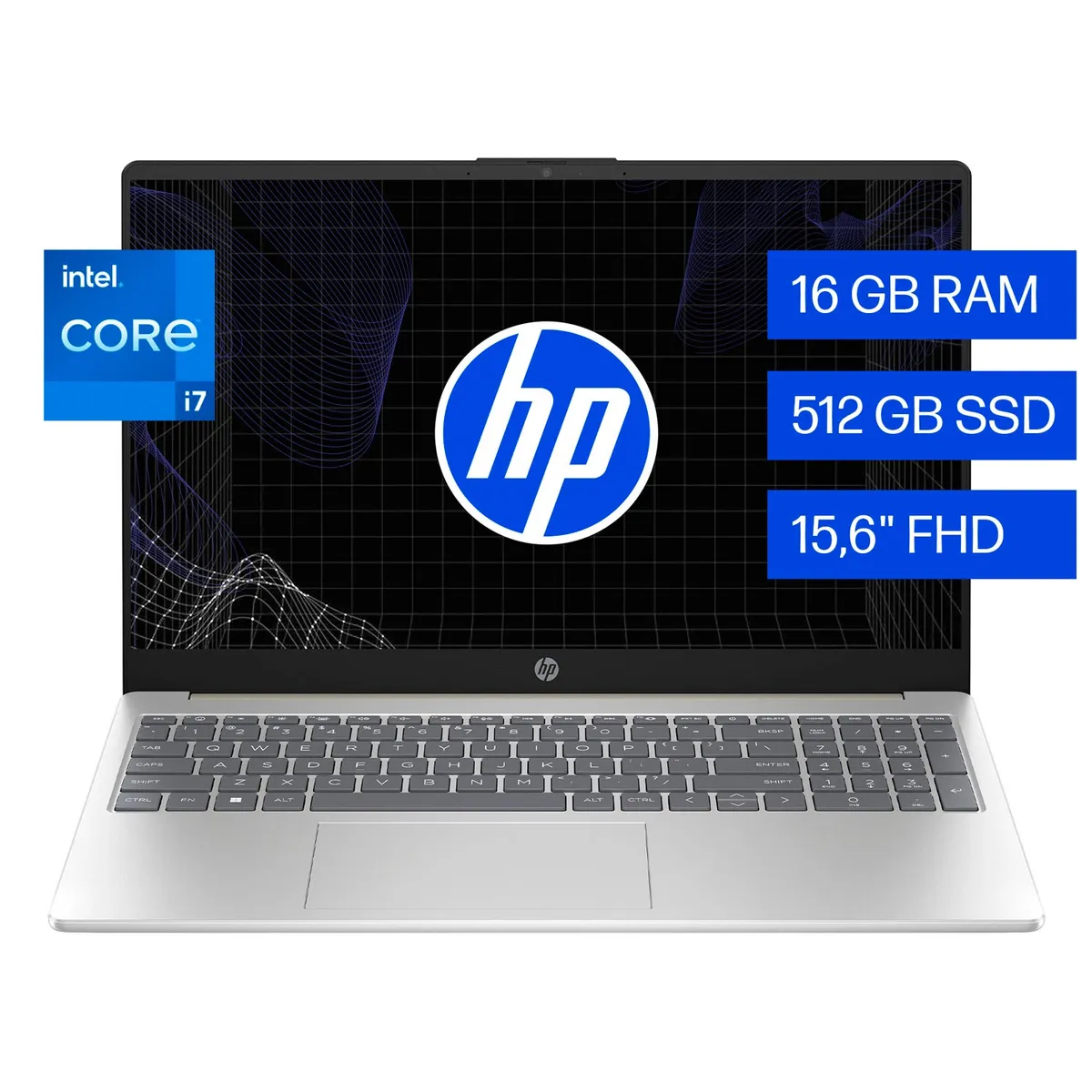 HP - Laptop Hp 15-Fd0274La Intel Core I7 16 Gb 512 Gb Ssd 15.6 Fhd Windows 11 Home
