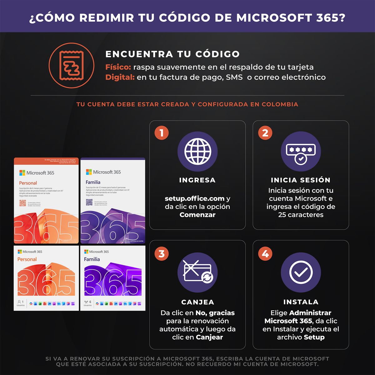 MICROSOFT - Microsoft 365 Personal 12 meses