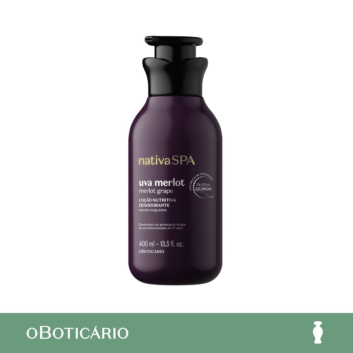 NATIVA SPA - Hidratante corporal Nativa Spa O Boticario Para Todo tipo de piel 400 ml 