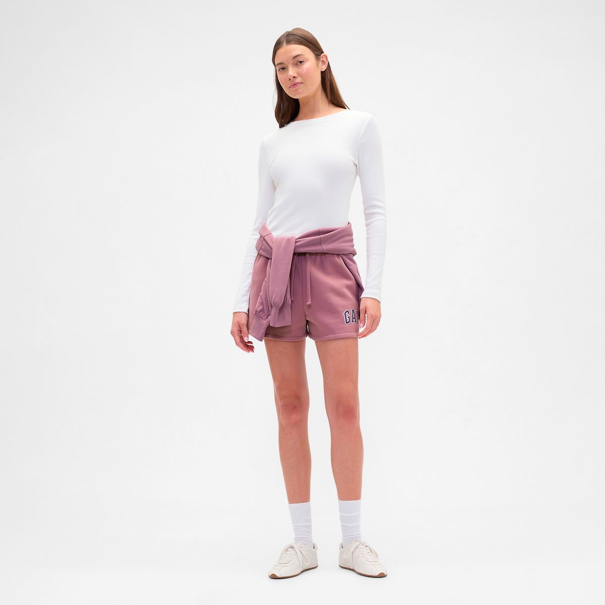 GAP - Short Mujer Tiro medio de Algodón GAP