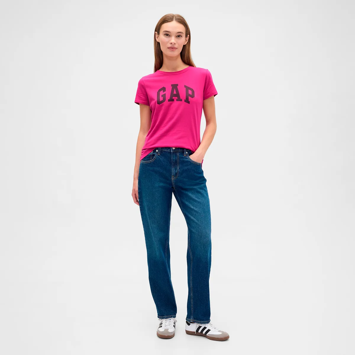 GAP - Camisa Mujer con Estampado Manga corta GAP