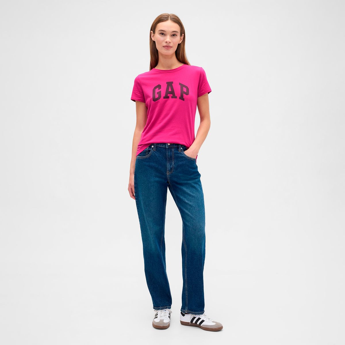 GAP - Camisa Mujer con Estampado Manga corta GAP