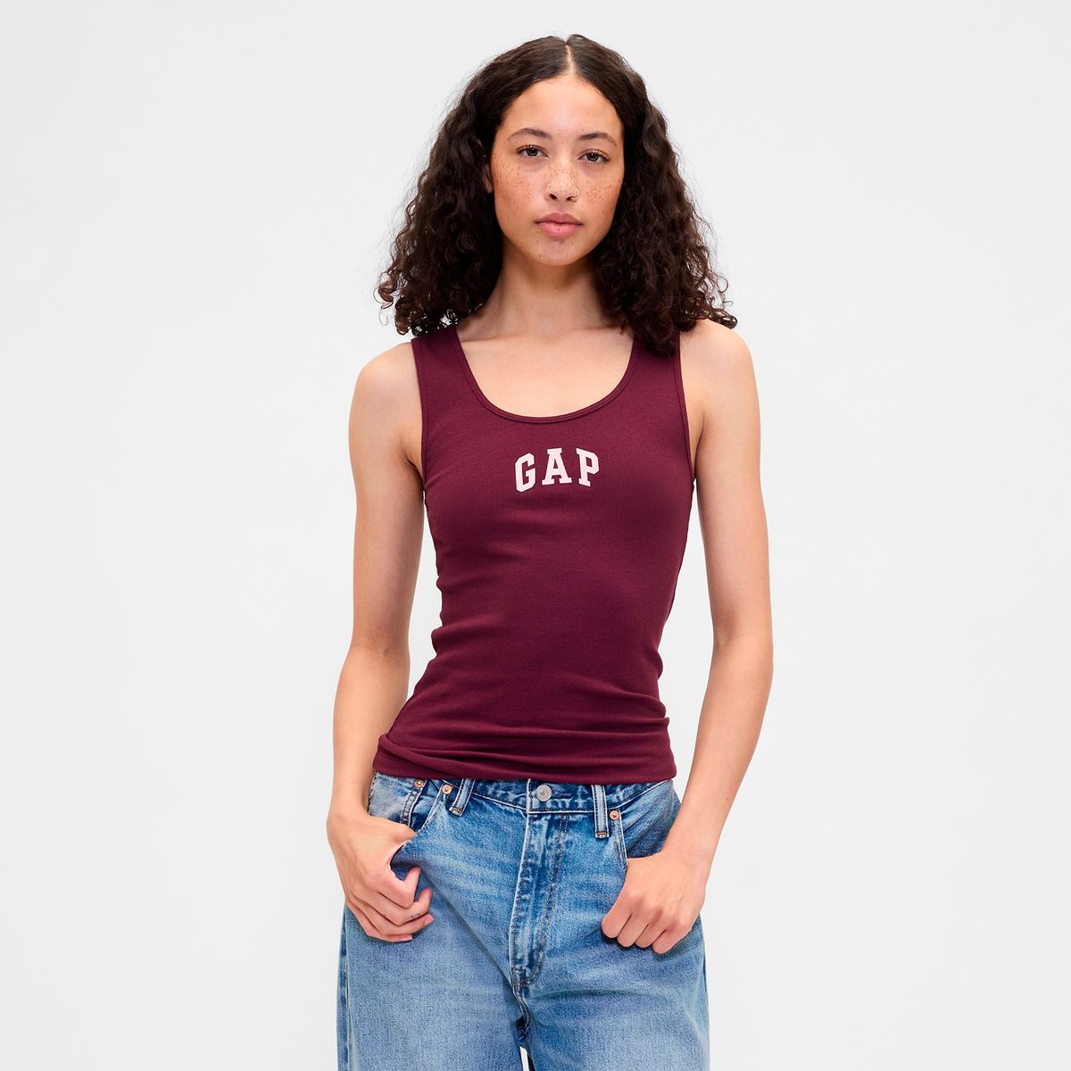 GAP - Camisa Mujer con Estampado Sin mangas GAP