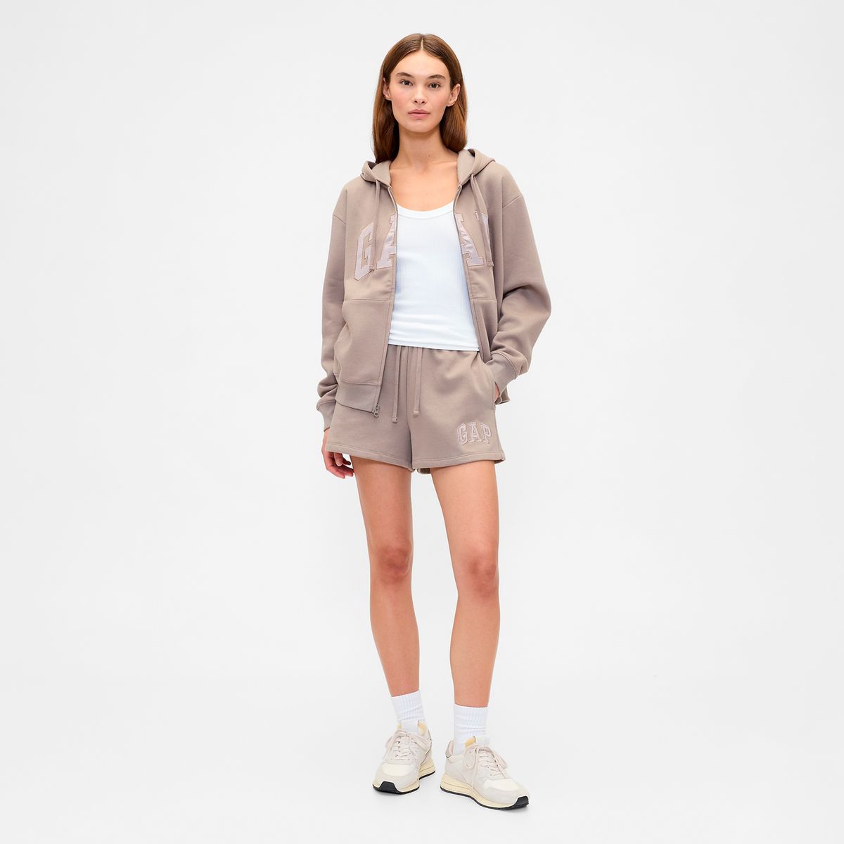 GAP - Short Mujer Tiro medio de Algodón GAP