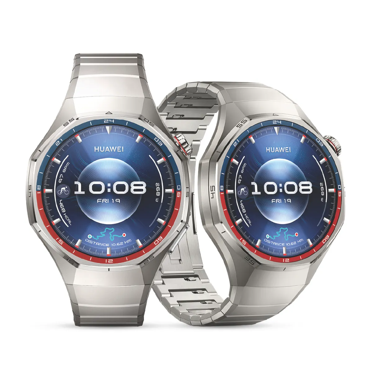 HUAWEI - Smartwatch HUAWEI  GT 6 Pro 46MM Titanio | 5 ATM, IP68, IP69 resistencia al agua | pantalla AMOLED táctil a color | Correa de Titanio + SmartWatch GT 6 46MM Pro Titanio 1,47 mm