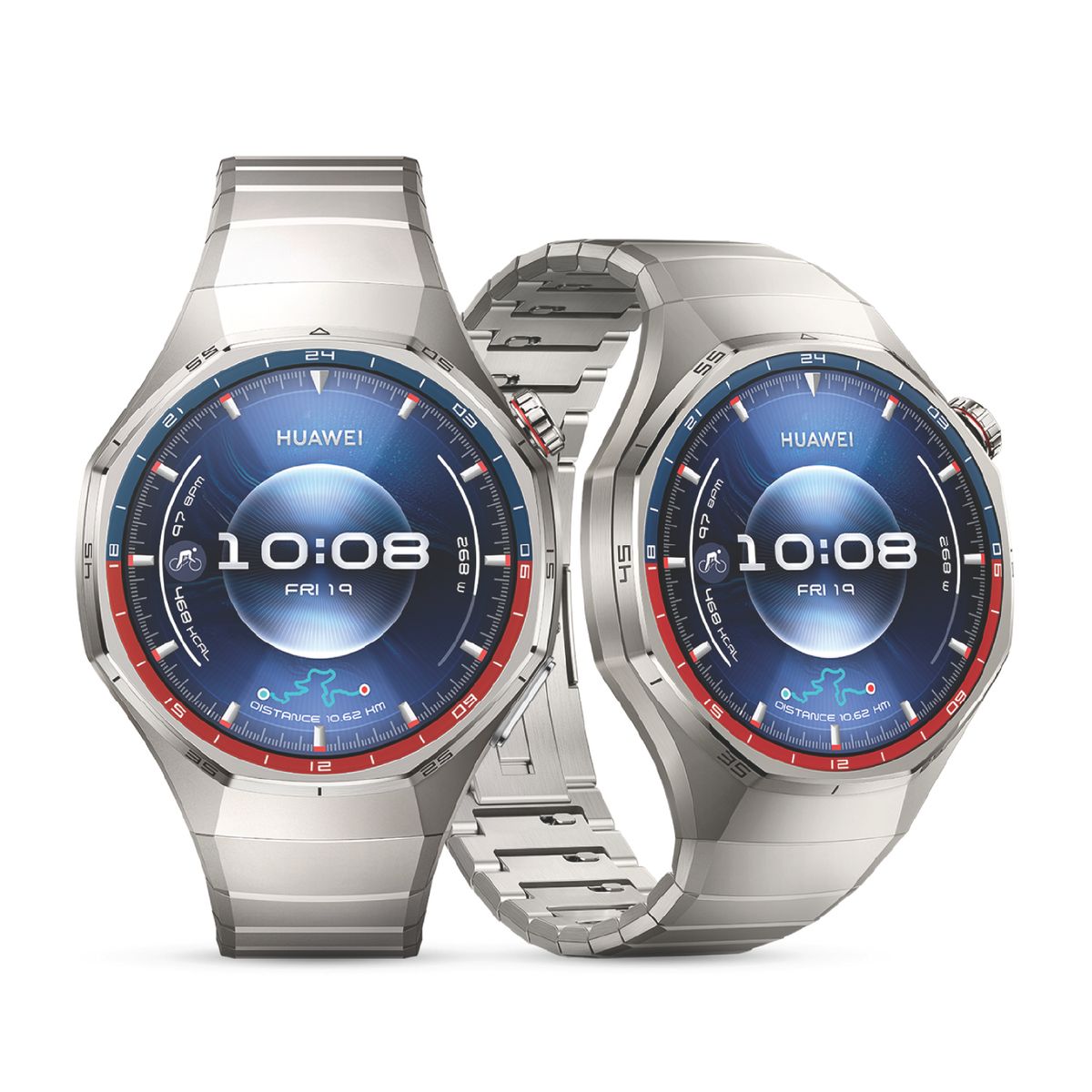 HUAWEI - Smartwatch HUAWEI  GT 6 Pro 46MM Titanio | 5 ATM, IP68, IP69 resistencia al agua | pantalla AMOLED táctil a color | Correa de Titanio + SmartWatch GT 6 46MM Pro Titanio 1,47 mm