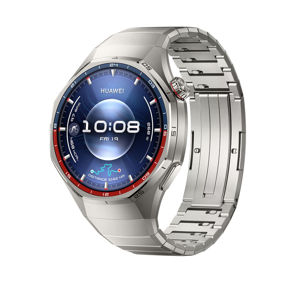 HUAWEI - Smartwatch HUAWEI  GT 6 Pro 46MM Titanio | 5 ATM, IP68, IP69 resistencia al agua | pantalla AMOLED táctil a color | Correa de Titanio + SmartWatch GT 6 46MM Pro Titanio 1,47 mm