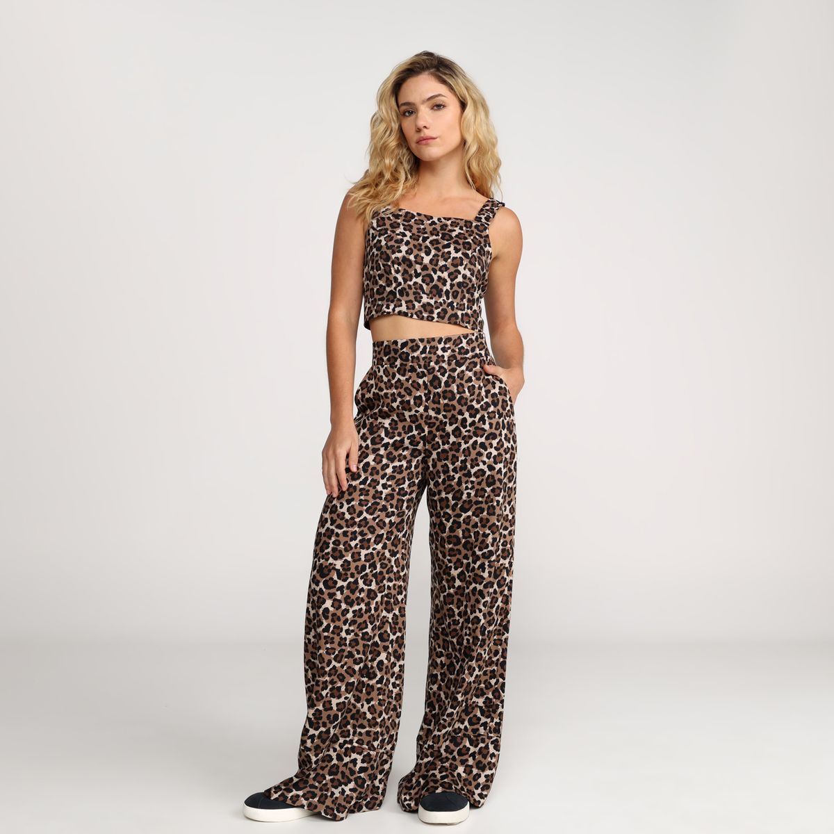 DENIMLAB - Pantalón Recto Mujer Tiro medio Denimlab