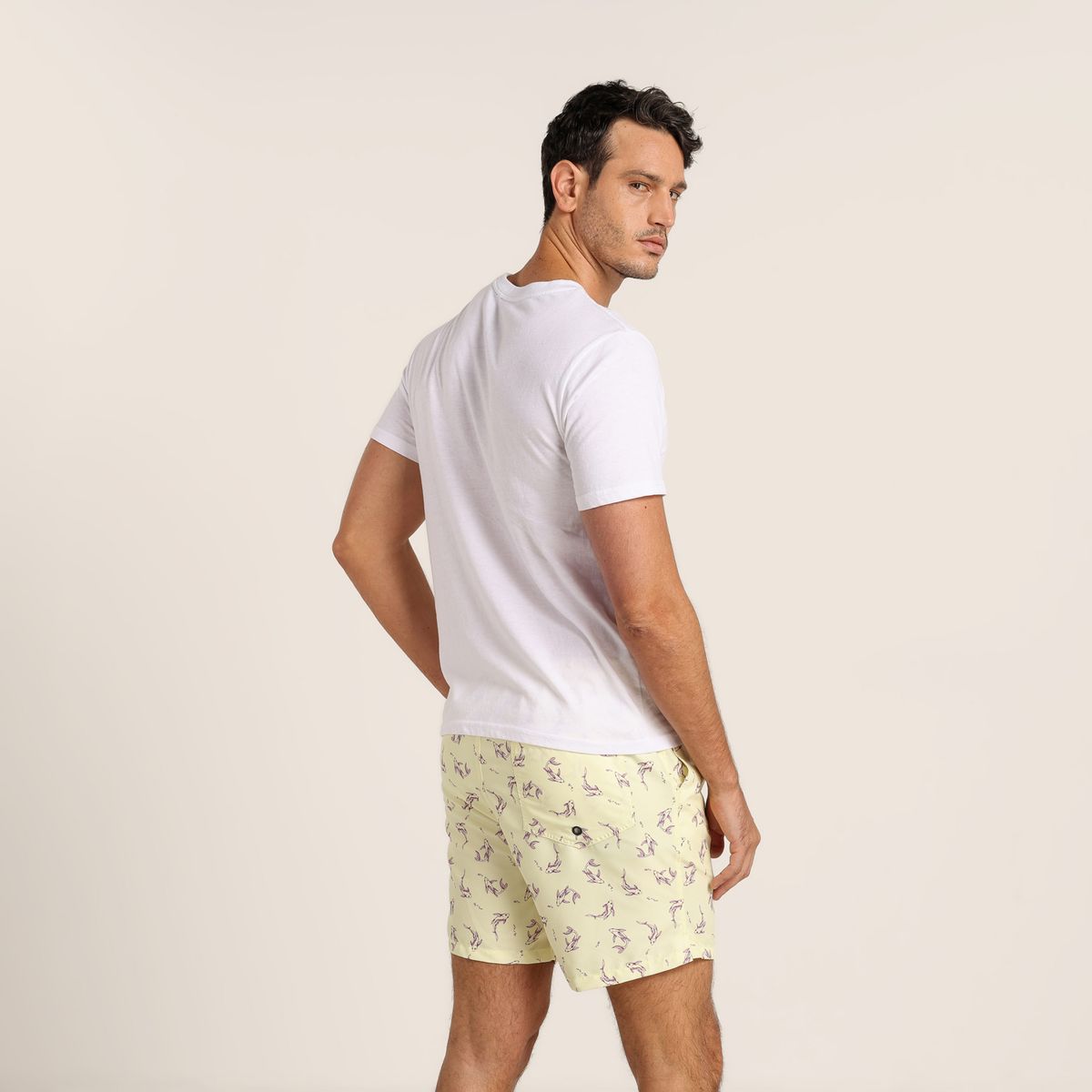 CASCAIS - Pantaloneta De Baño Hombre De Algodón Cascais