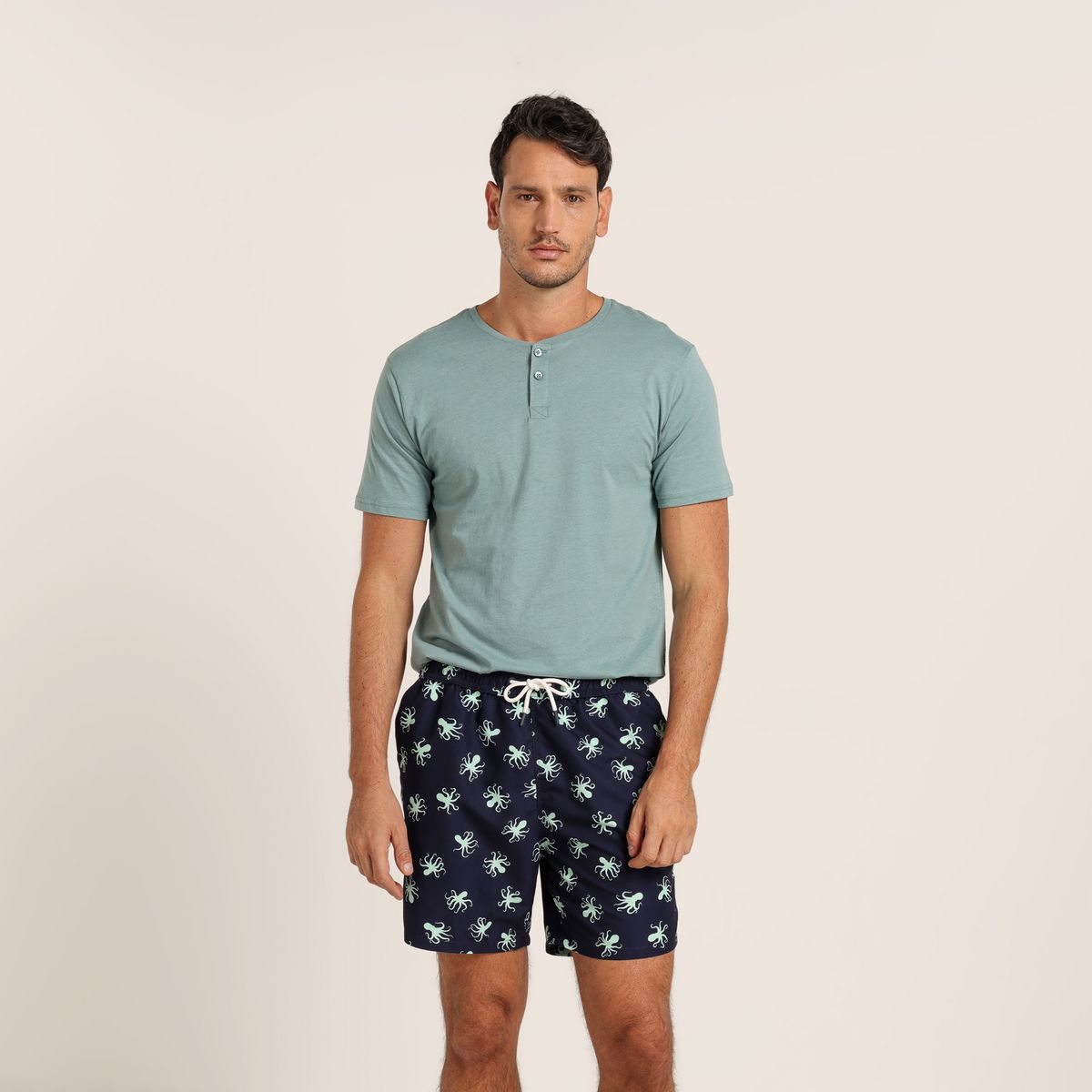 CASCAIS - Pantaloneta de baño Hombre con Estampado Cascais