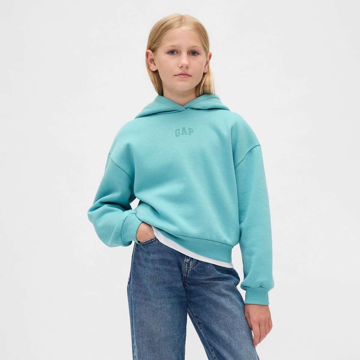 GAP - Saco Con capucha Para Niña con Logo de Algodón GAP
