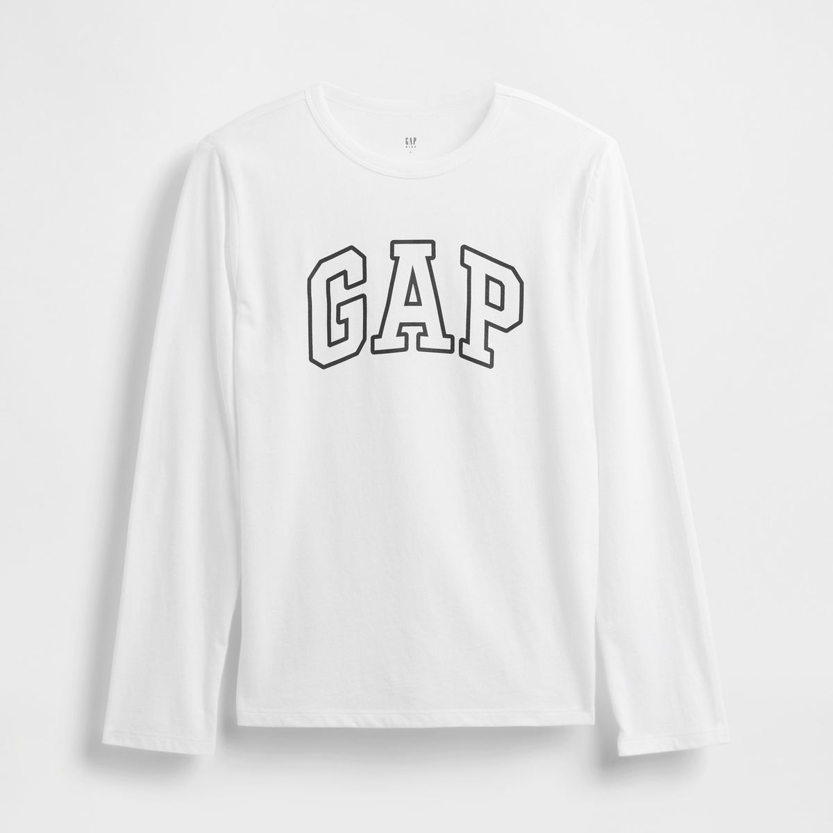 GAP - Camiseta Para Niño  con Logo Manga larga de Algodón GAP
