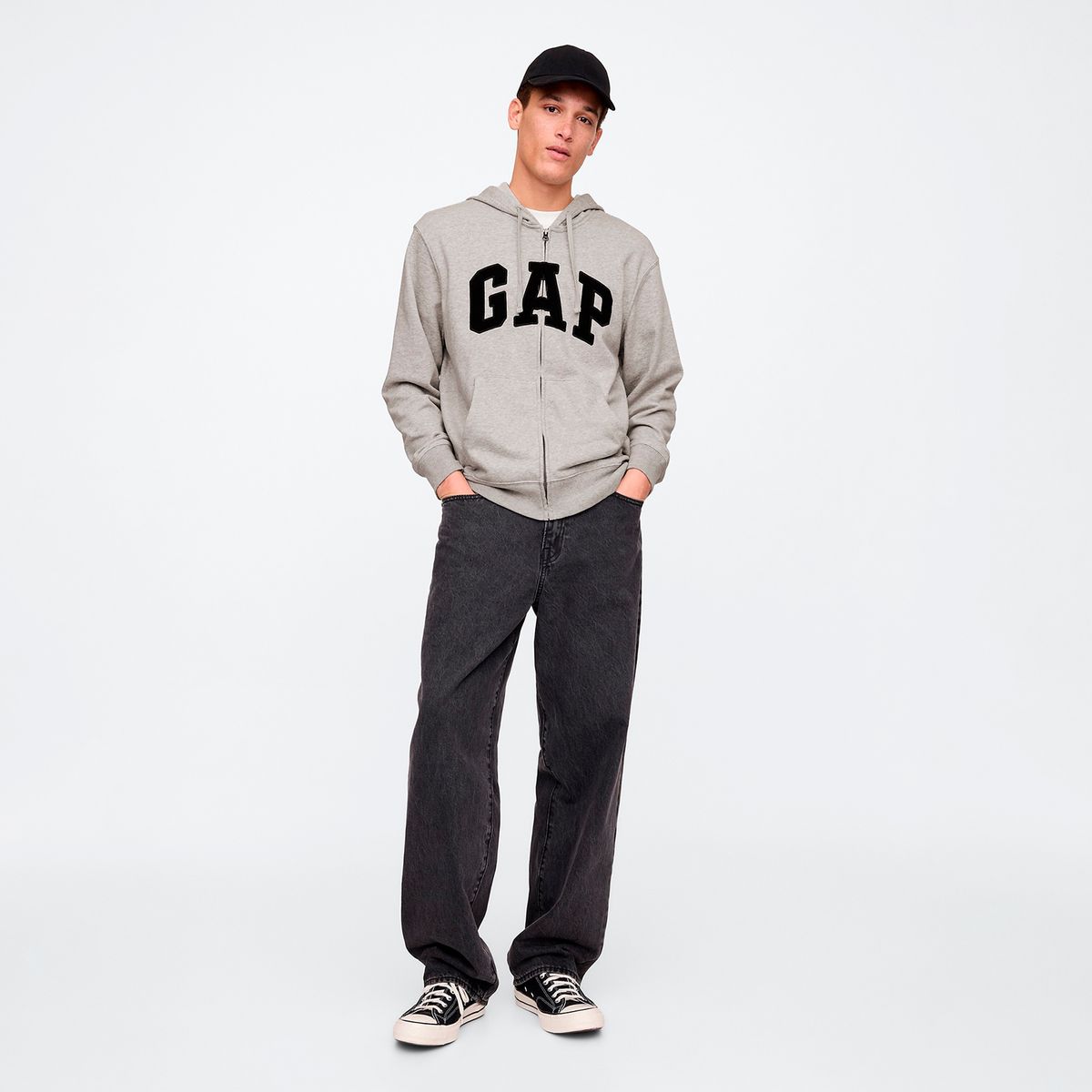 GAP - Hoodie Hombre de Algodón GAP