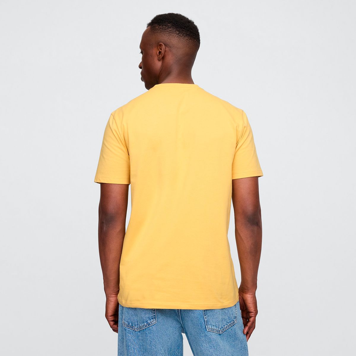 GAP - Camiseta Hombre con Logo de Algodón Gap