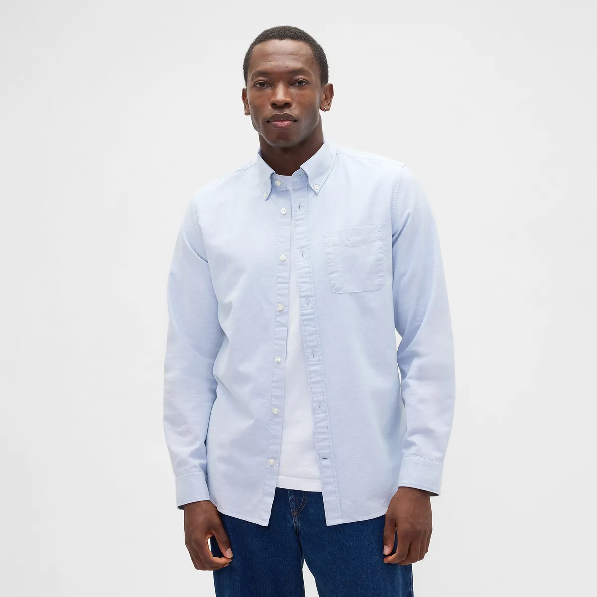 GAP - Camisa Hombre Manga larga de Algodón GAP