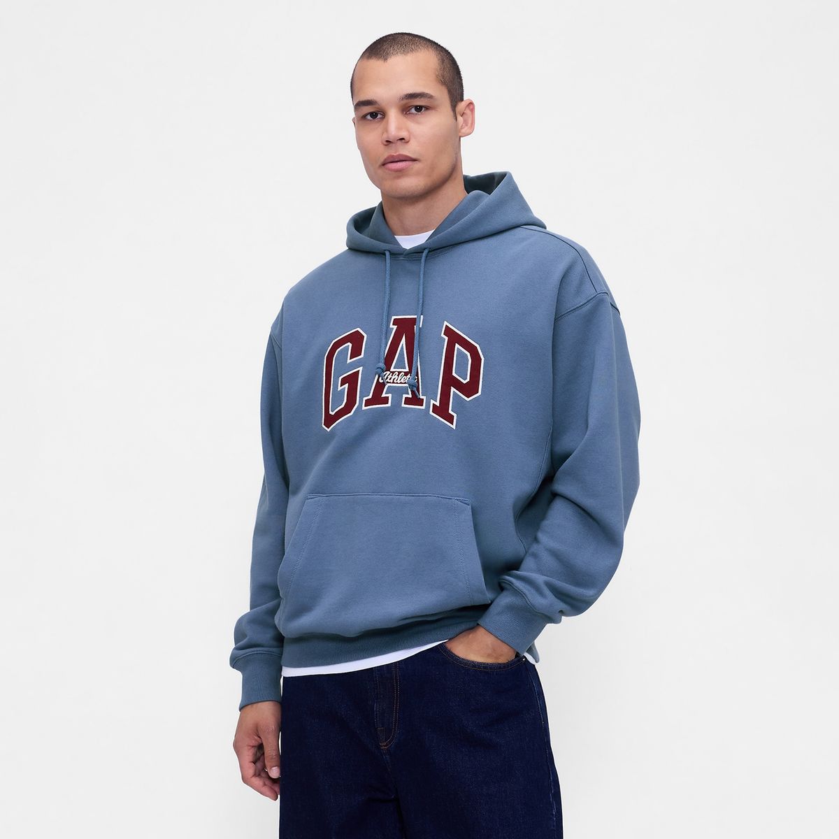 GAP - Hoodie Hombre con Logo de Algodón GAP
