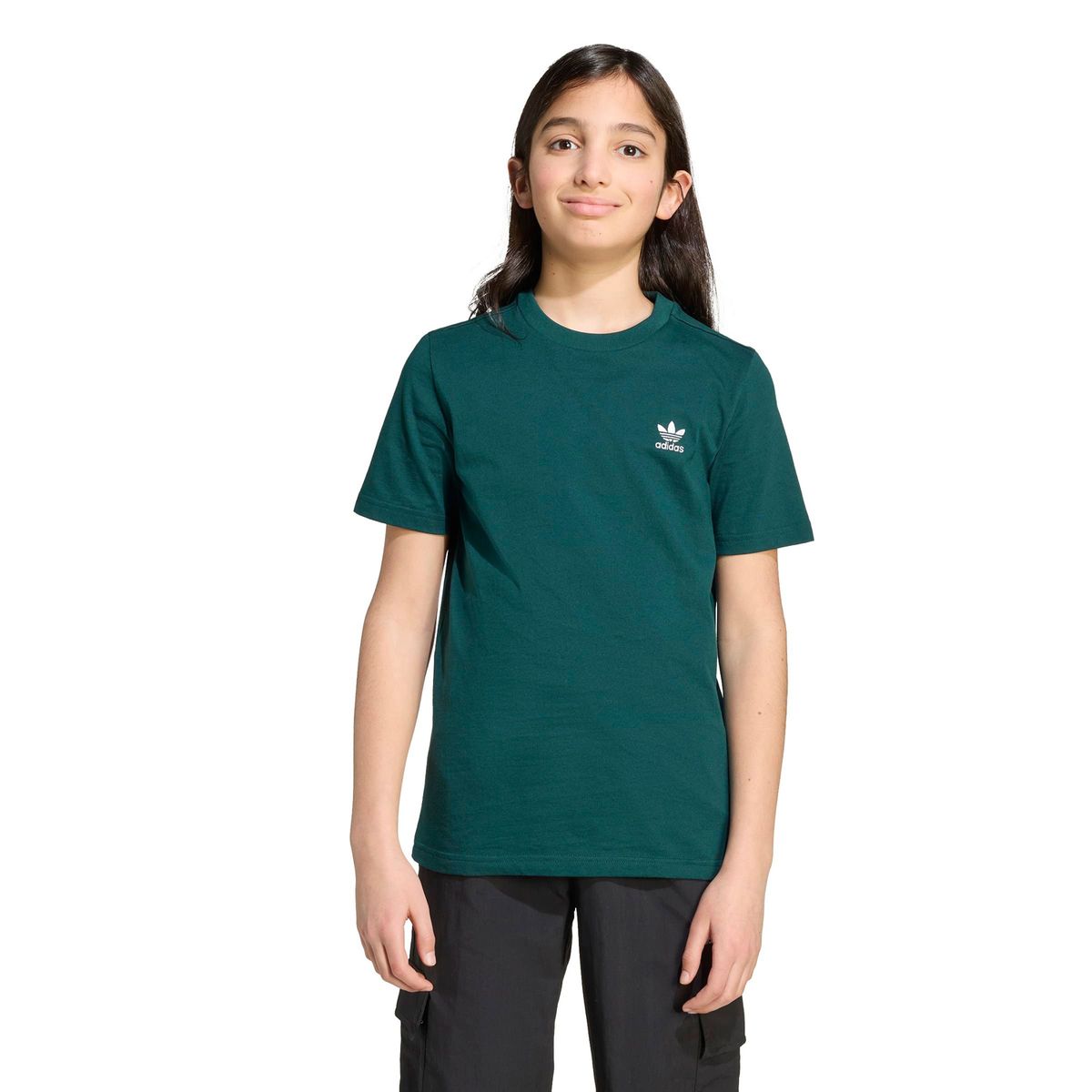 ADIDAS - Camiseta deportiva Unisex infantil con Logo Manga corta de Algodón Adidas