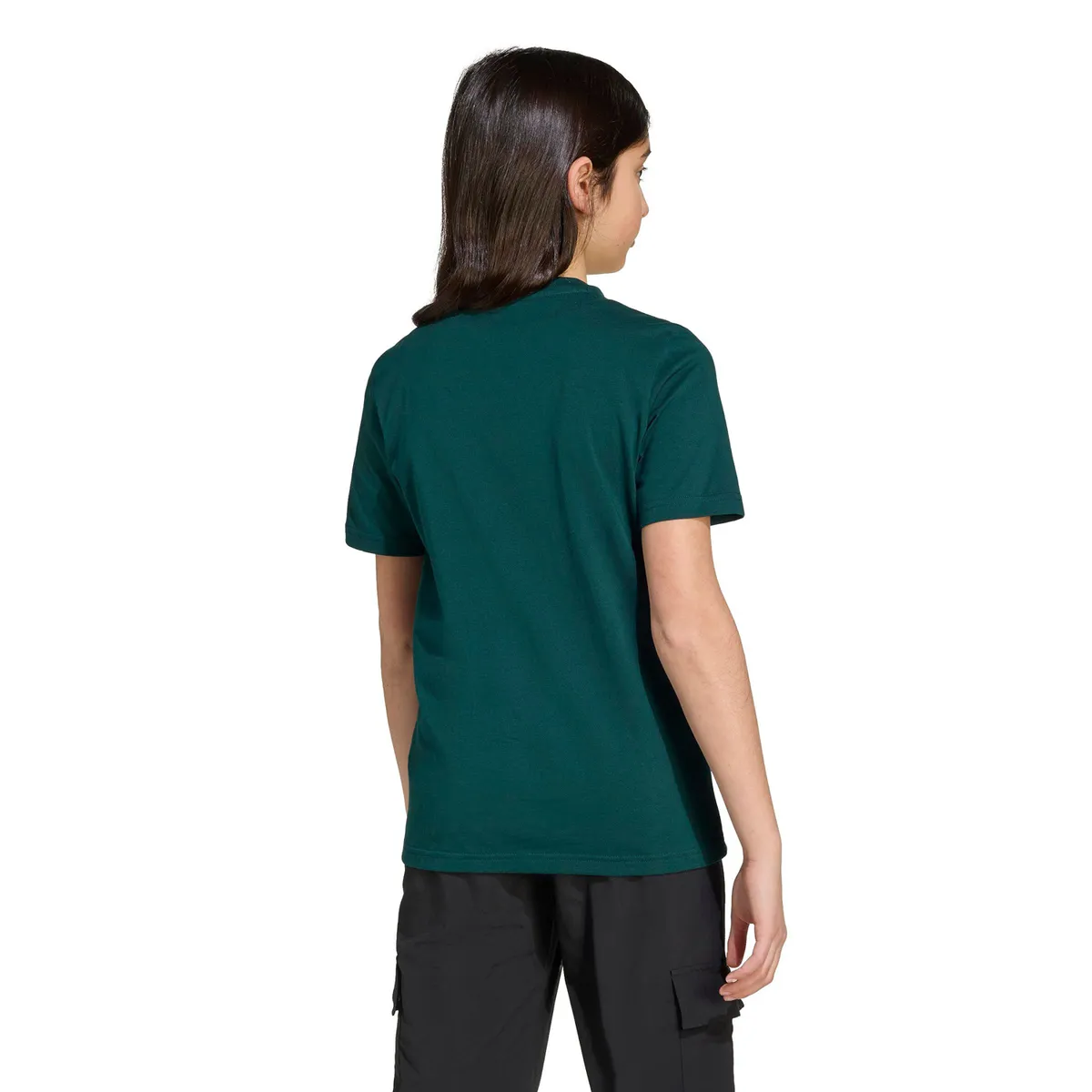 ADIDAS - Camiseta deportiva Unisex infantil con Logo Manga corta de Algodón Adidas