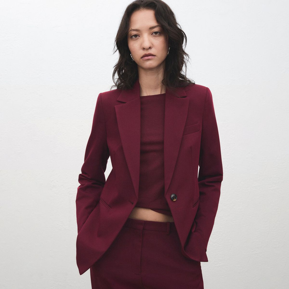 MANGO - Blazer Mujer Mango