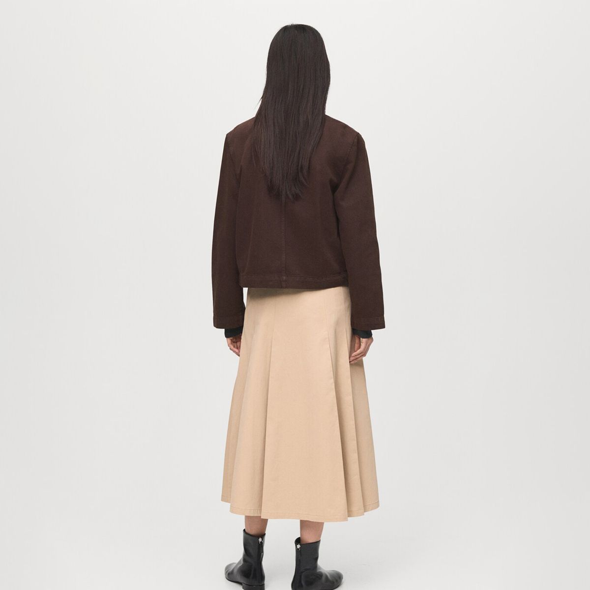 MANGO - Chaqueta Mujer de Algodón Mango