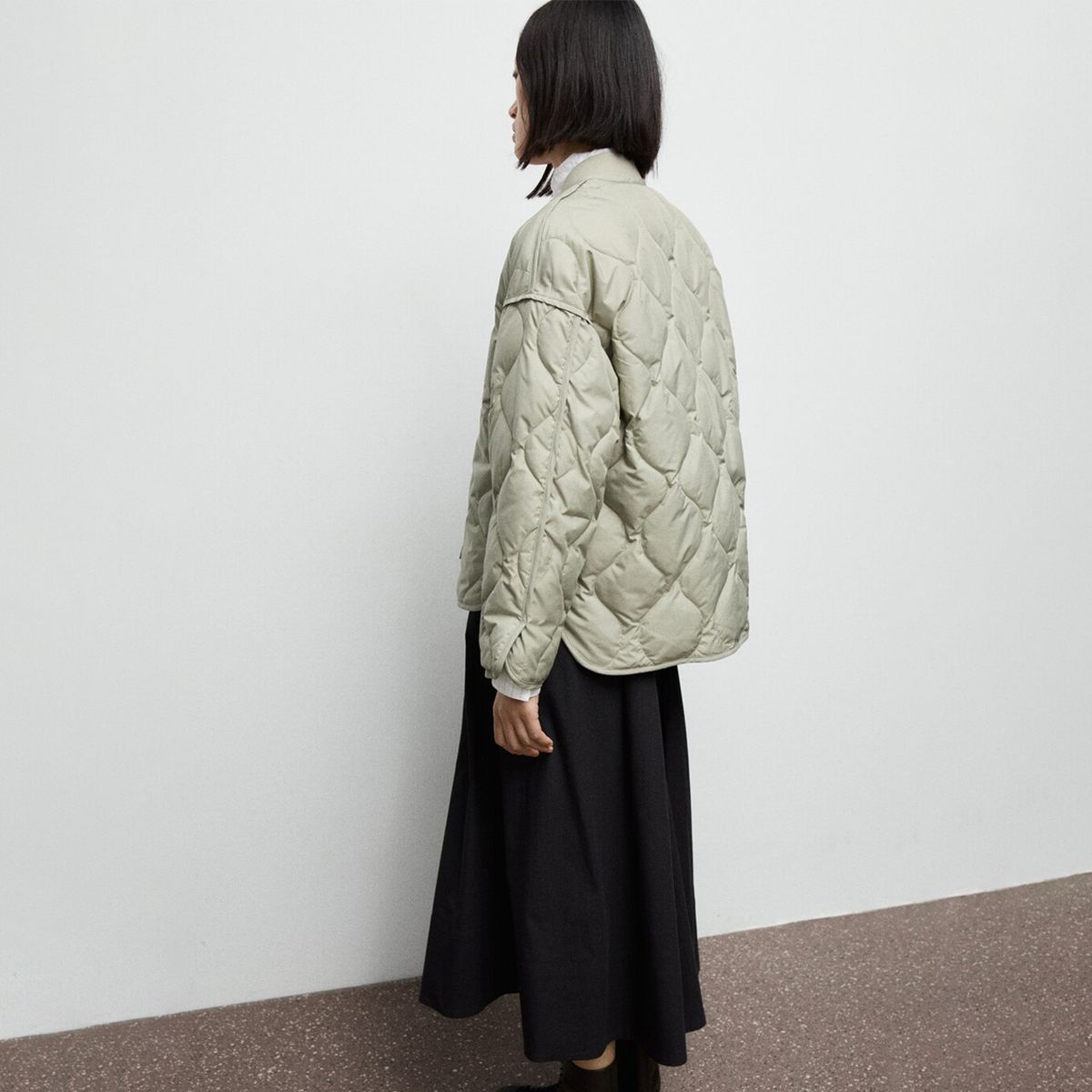 MANGO - Chaqueta Mujer Acolchado Oversized fit Mango