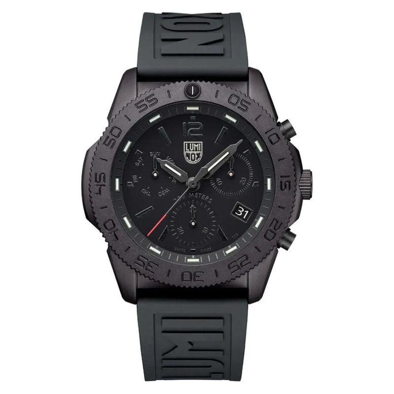  - Reloj Luminox Hombre pacific . Reloj Goma Negro