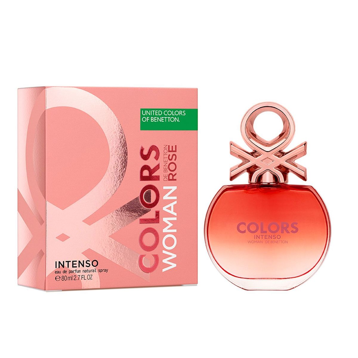 BENETTON - Perfume Mujer Benetton Colors Rose Woman Intenso 80 ml Eau de parfum