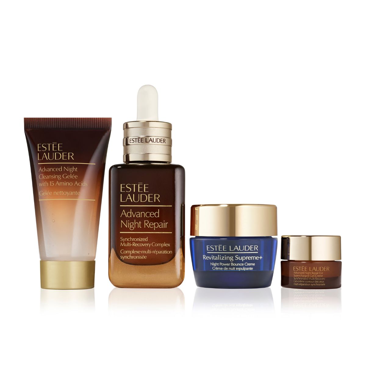 ESTEE LAUDER - Set Tratamiento antiedad Rostro Advanced Night Repair Holiday Estee Lauder Incluye 4 productos