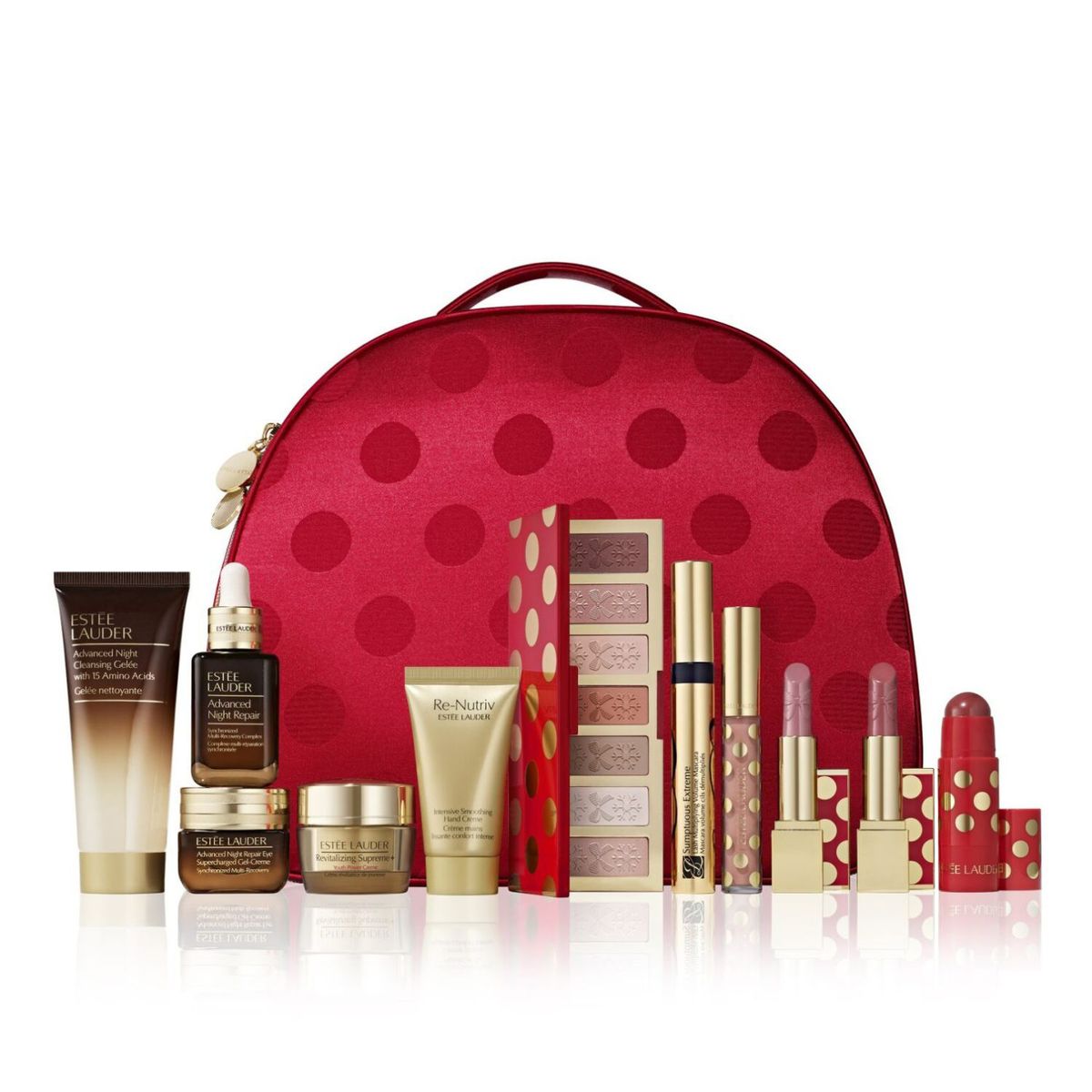 ESTEE LAUDER - Set de maquillaje rostro Estée Lauder 8 favoritos en tamaño completo + otros Blockbuster Edición Limitada Incluye 10 productos 