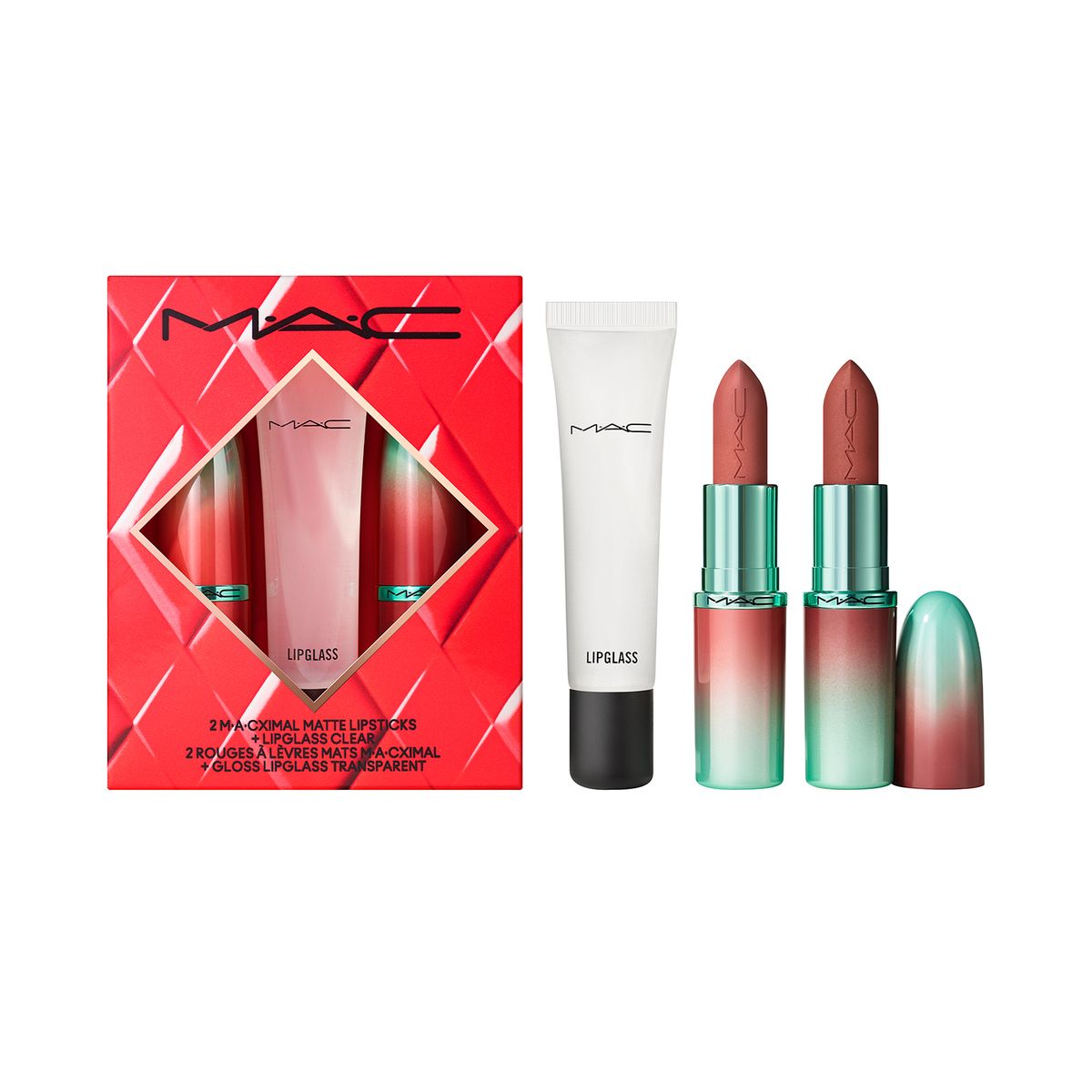 MAC COSMETICS - Set de maquillaje labios MACx To the future Lip Duo Mac Cosmetics incluye 2 productos