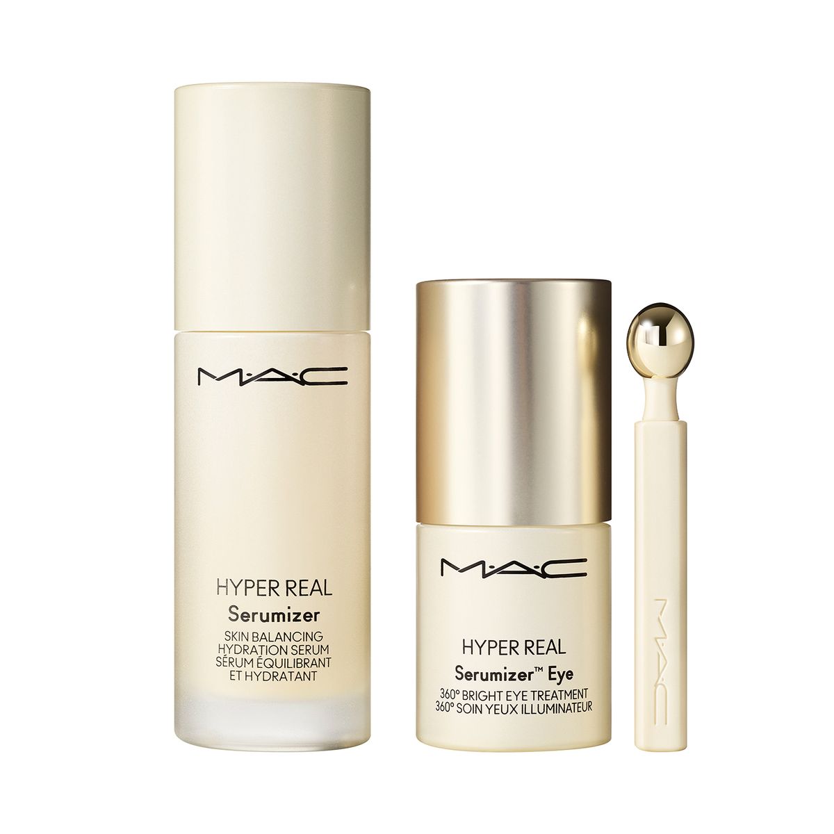 MAC COSMETICS - Set de maquillaje rostro Hyper Real TM Radiat Face y Eye kit Mac Cosmetics incluye 2 productos