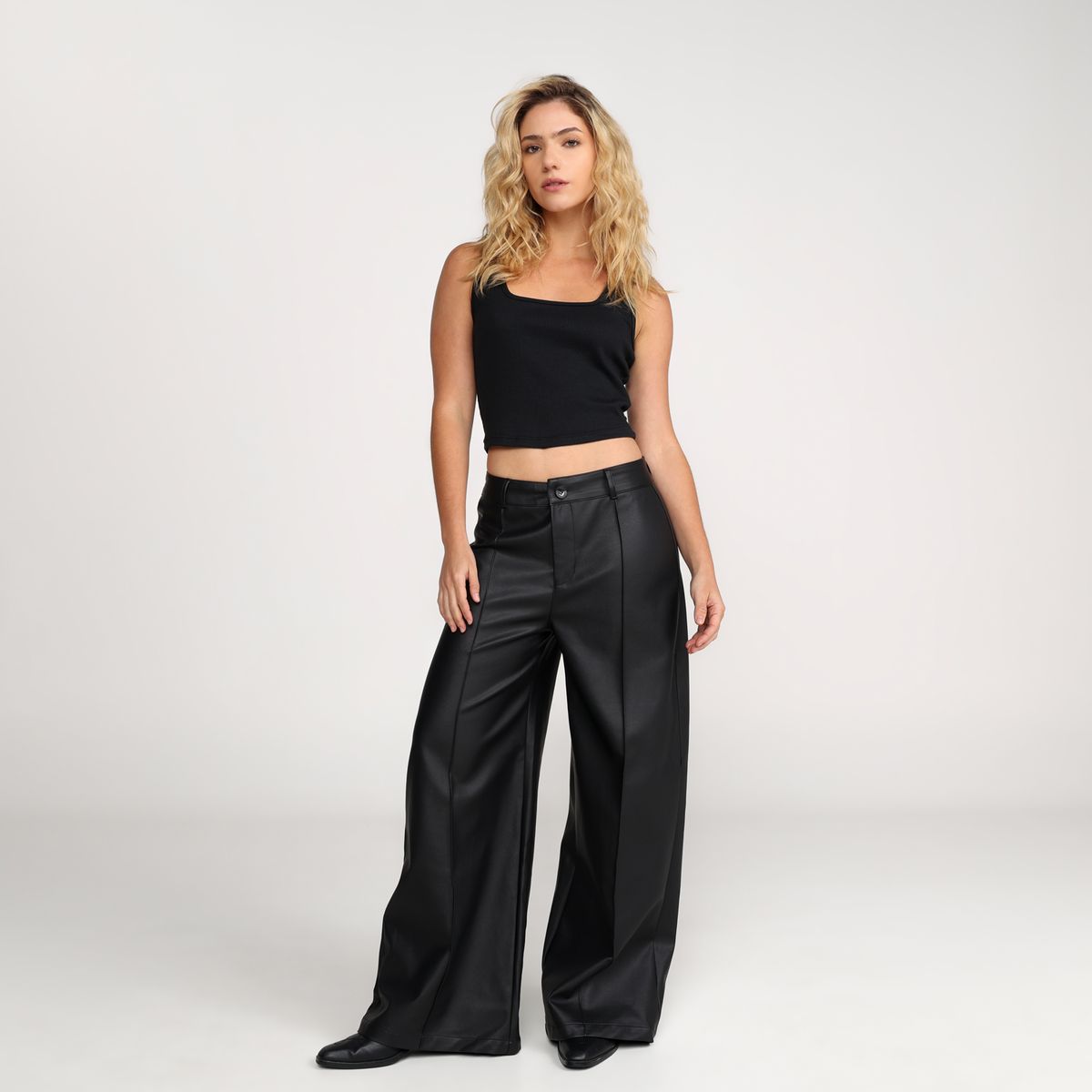 DENIMLAB - Pantalón Recto Mujer Tiro alto Denimlab