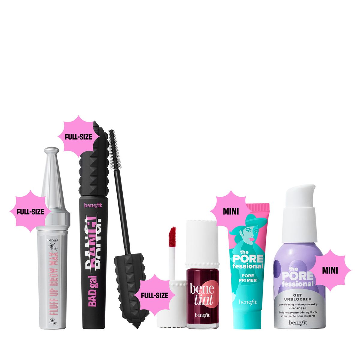 BENEFIT - Set de maquillaje rostro completo Glam a Grams Benefit Incluye 5 productos