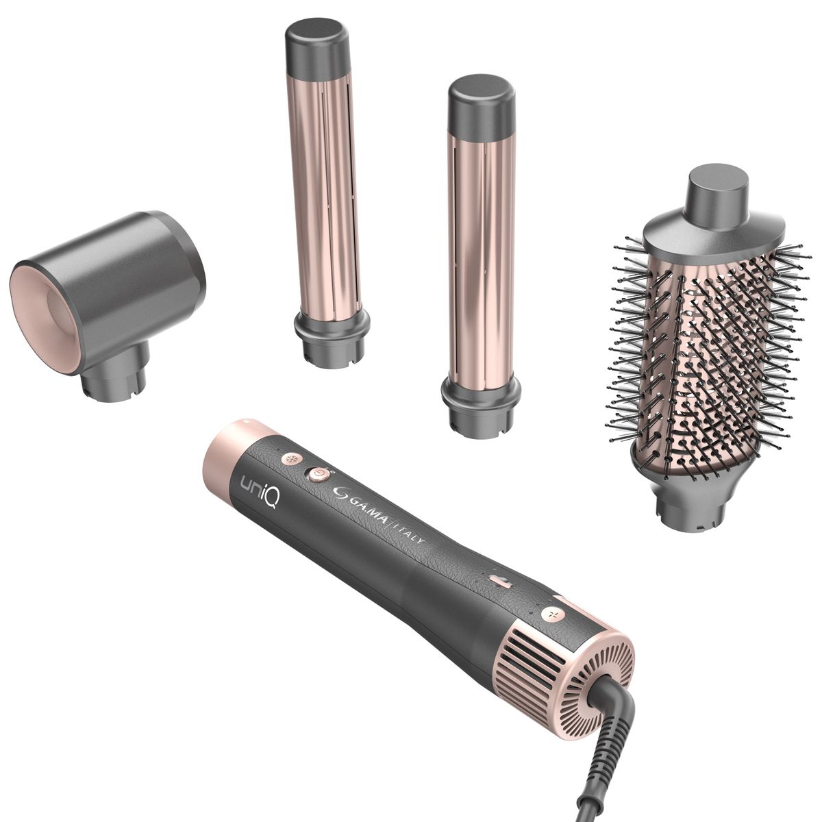 GAMA - Multiestilizador GAMA Uniq | 4 Accesorios | Seca y ondula