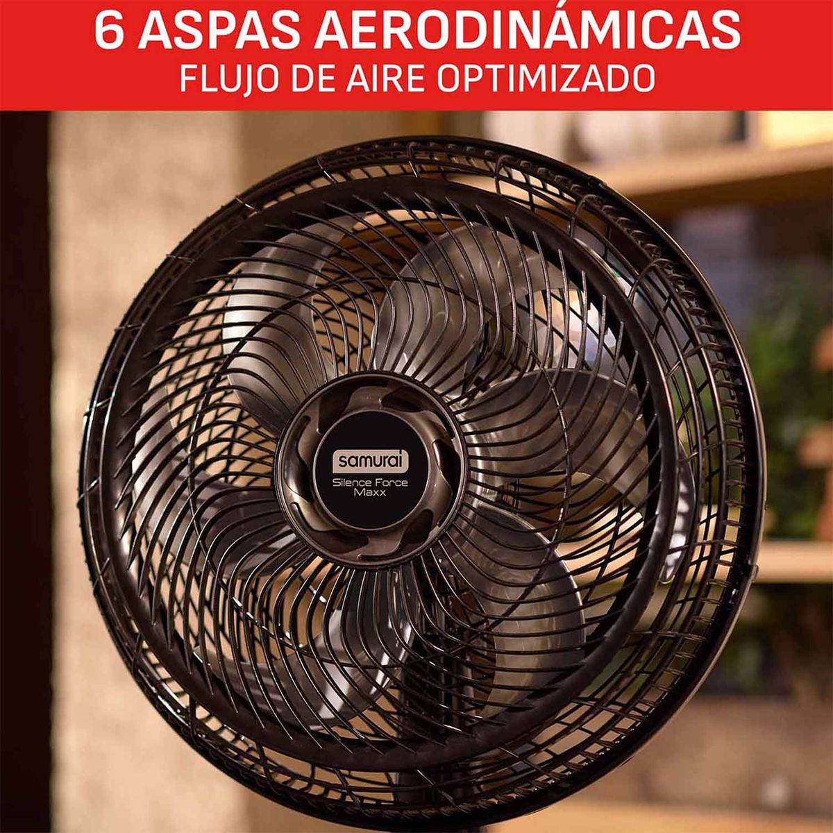 SAMURAI - Ventilador de pedestal SAMURAI ULTRA SILENCE FORCE 5 Velocidades