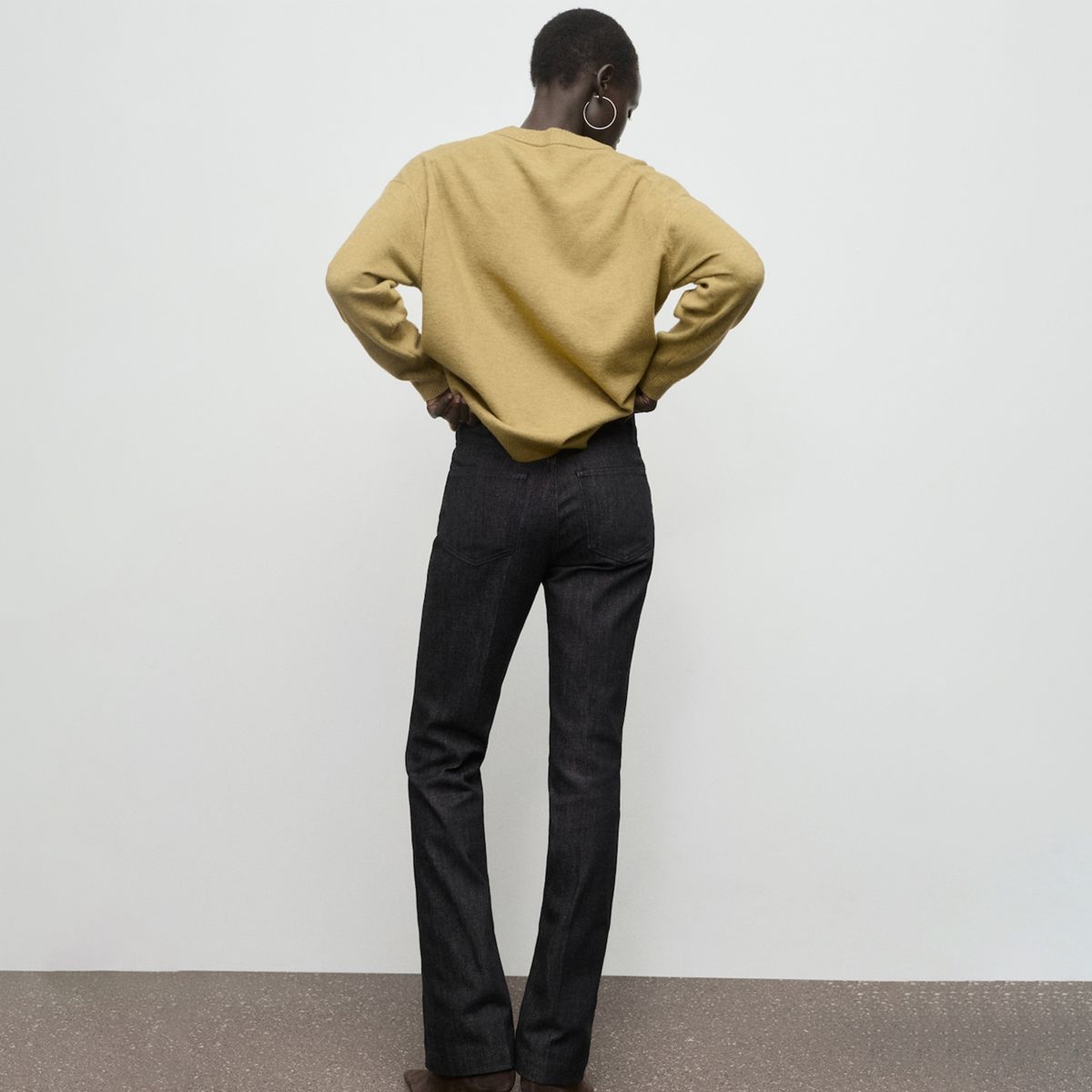 MANGO - Jean Flare Mujer Tiro medio Mango